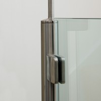 stainless steel balcony frameless balustrade glass railing with handrail bracket