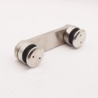 stainless steel glass panel connector